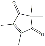 4-Cyclopentene-1,3-dione,2,2,4,5-tetramethyl-(9CI) Structure