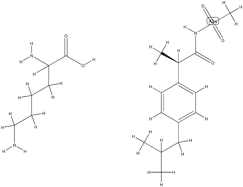 REPERTAXIN L-LYSINE SALT Structure