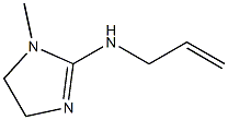 1H-Imidazol-2-amine,4,5-dihydro-1-methyl-N-2-propenyl-(9CI) 구조식 이미지