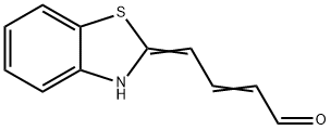 2-Butenal,4-(2(3H)-benzothiazolylidene)-(9CI) 구조식 이미지