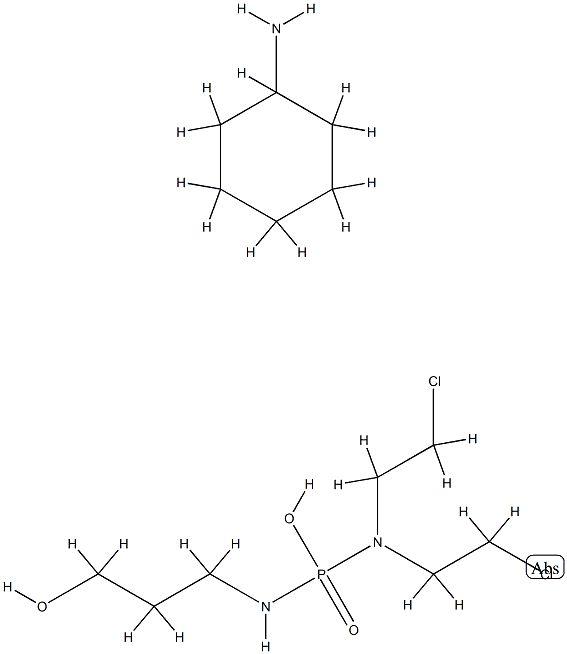 CYTOXALALCOHOLCYCLOHEXYLAMINESALT Structure