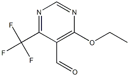 5-Pyrimidinecarboxaldehyde,4-ethoxy-6-(trifluoromethyl)-(9CI) Structure