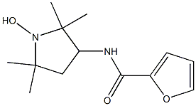 2-Furancarboxamide,N-(1-hydroxy-2,2,5,5-tetramethyl-3-pyrrolidinyl)-(9CI) Structure