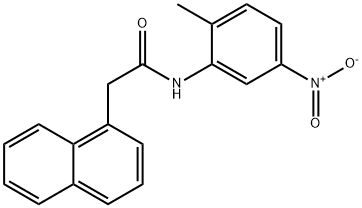 N-(2-methyl-5-nitrophenyl)-2-(1-naphthyl)acetamide Structure