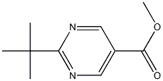 methyl 2-tert-butylpyrimidine-5-carboxylate Structure