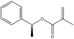 Methacrylic acid (S)-α-methylbenzyl ester Structure