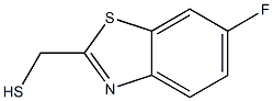 2-Benzothiazolemethanethiol,6-fluoro-(9CI) Structure