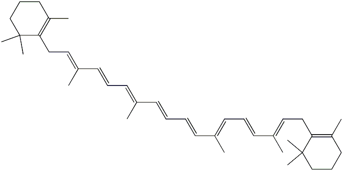 7,7'-Dihydro-β-carotene Structure