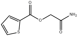 2-티오펜카르복실산,2-아미노-2-옥소에틸에스테르(9CI) 구조식 이미지