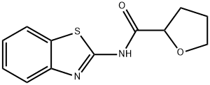 2-Furancarboxamide,N-2-benzothiazolyltetrahydro-(9CI) Structure