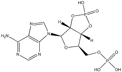 adenosine 2',3'-cyclic phosphate 5'-phosphate 구조식 이미지