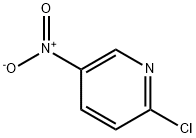 2-Chloro-5-nitropyridine 구조식 이미지