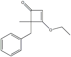 2-Cyclobuten-1-one,3-ethoxy-4-methyl-4-(phenylmethyl)-(9CI) Structure