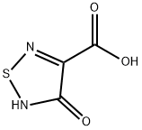 1,2,5-Thiadiazole-3-carboxylicacid,4,5-dihydro-4-oxo-(9CI) 구조식 이미지