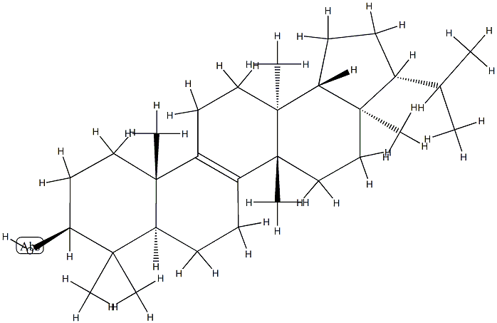 D:C-Friedo-B':A'-neogammacer-8-en-3β-ol Structure