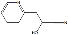 2-피리딘프로판니트릴,알파-히드록시-(9CI) 구조식 이미지