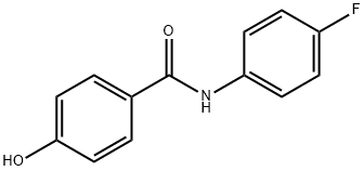 N-(4-fluorophenyl)-4-hydroxybenzamide 구조식 이미지