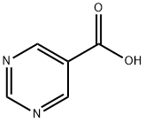 5-Pyrimidinecarboxylic acid 구조식 이미지