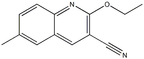 3-퀴놀린카보니트릴,2-에톡시-6-메틸-(9CI) 구조식 이미지