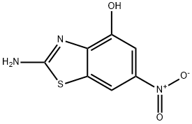 4-Benzothiazolol,2-amino-6-nitro-(9CI) Structure