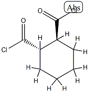 1,2-Cyclohexanedicarbonyl dichloride, trans-(-)- (9CI) Structure