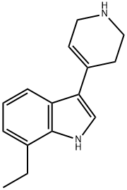 1H-Indole,7-ethyl-3-(1,2,3,6-tetrahydro-4-pyridinyl)-(9CI) 구조식 이미지