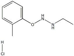 2-(2-메틸페녹시)에틸]하이드라진염산염 구조식 이미지