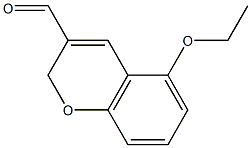 2H-1-Benzopyran-3-carboxaldehyde,5-ethoxy-(9CI) 구조식 이미지