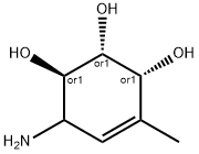 4-Cyclohexene-1,2,3-triol, 6-amino-4-methyl-, (1R,2R,3R)-rel- (9CI) Structure