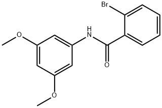 2-bromo-N-(3,5-dimethoxyphenyl)benzamide Structure