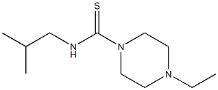 1-피페라진카르보티오아미드,4-에틸-N-(2-메틸프로필)-(9CI) 구조식 이미지