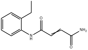 2-Butenediamide,N-(2-ethylphenyl)-(9CI) Structure