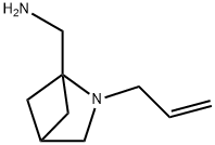 2-Azabicyclo[2.1.1]hexane-1-methanamine,2-(2-propenyl)-(9CI) 구조식 이미지