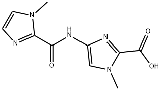 1H-Imidazole-2-carboxylicacid,1-methyl-4-[[(1-methyl-1H-imidazol-2- 구조식 이미지