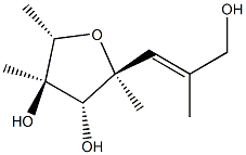 manno-Oct-2-enitol, 4,7-anhydro-2,3,7-trideoxy-2-methyl-4,6-di-C-methyl-, (2E)- (9CI) Structure
