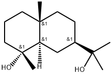 (1R,8aα)-1,4aβ-Dimethyl-7β-(1-hydroxy-1-methylethyl)decalin-1α-ol 구조식 이미지