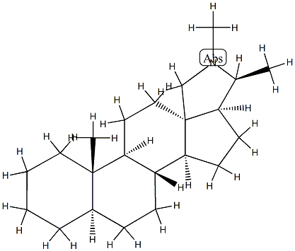 5α-코나닌 구조식 이미지