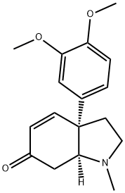 Mesembrenone 구조식 이미지