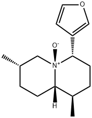 (1R,9aα)-Octahydro-4β-(3-furyl)-1,7β-dimethyl-2H-quinolizine 5α-oxide 구조식 이미지