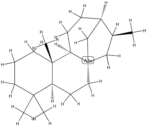 (5α,9α,10β)-카우란 구조식 이미지