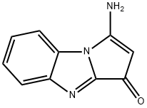 3H-Pyrrolo[1,2-a]benzimidazol-3-one,1-amino-(9CI) 구조식 이미지