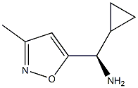 5-이속사졸메탄아민,-알파-시클로프로필-3-메틸-,(-알파-R)-(9CI) 구조식 이미지