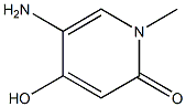 2(1H)-Pyridinone,5-amino-4-hydroxy-1-methyl-(9CI) 구조식 이미지