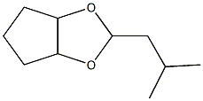 4H-Cyclopenta-1,3-dioxole,tetrahydro-2-(2-methylpropyl)-(9CI) 구조식 이미지