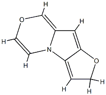 2H-Furo[2,3:4,5]pyrrolo[2,1-c][1,4]oxazine(9CI) Structure