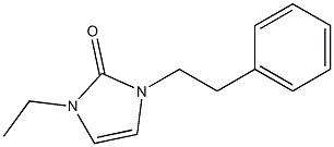 2H-Imidazol-2-one,1-ethyl-1,3-dihydro-3-(2-phenylethyl)-(9CI) Structure