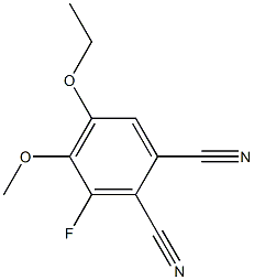 1,2-Benzenedicarbonitrile,5-ethoxy-3-fluoro-4-methoxy-(9CI) 구조식 이미지