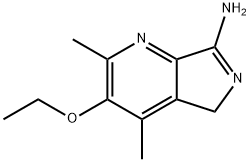 5H-Pyrrolo[3,4-b]pyridin-7-amine,3-ethoxy-2,4-dimethyl-(9CI) Structure