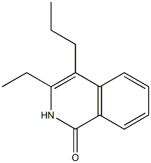 1(2H)-Isoquinolinone,3-ethyl-4-propyl-(9CI) 구조식 이미지