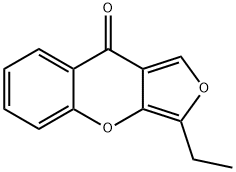 9H-Furo[3,4-b][1]benzopyran-9-one,3-ethyl-(9CI) 구조식 이미지